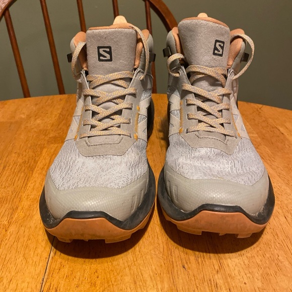 Salomon Women's Outpulse Mid GTX Gore-Tex Gray Ankle Hiking Boots Size 8 US - Picture 4 of 15